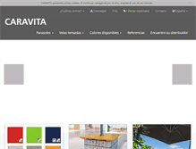 Tablet Screenshot of caravita-parasoles.com
